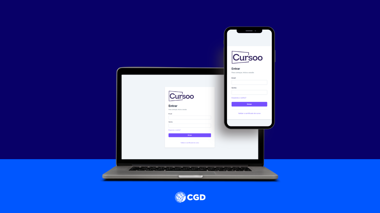 Bem-vindos à Nova Plataforma de Cursos EAD da CGD!